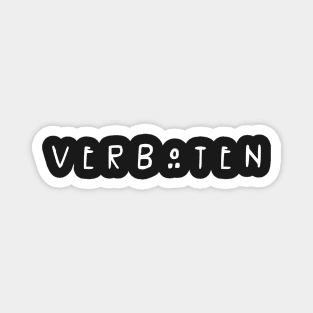 verboten Magnet