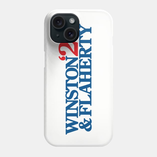 Winston & Flaherty 2020 (Spin City) Phone Case by huckblade
