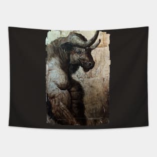 Cornered Minotaur Tapestry