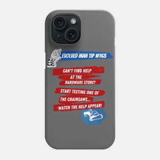 Men's Funny Chainsaw Store Tip Phone Case