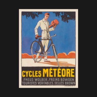 Cycles Météore France Vintage Poster 1926 T-Shirt