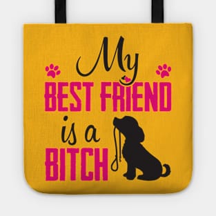 My best friend is a bitch Tote