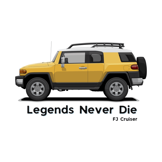 Toyota FJ Cruiser - Yellow by TheMugzzShop