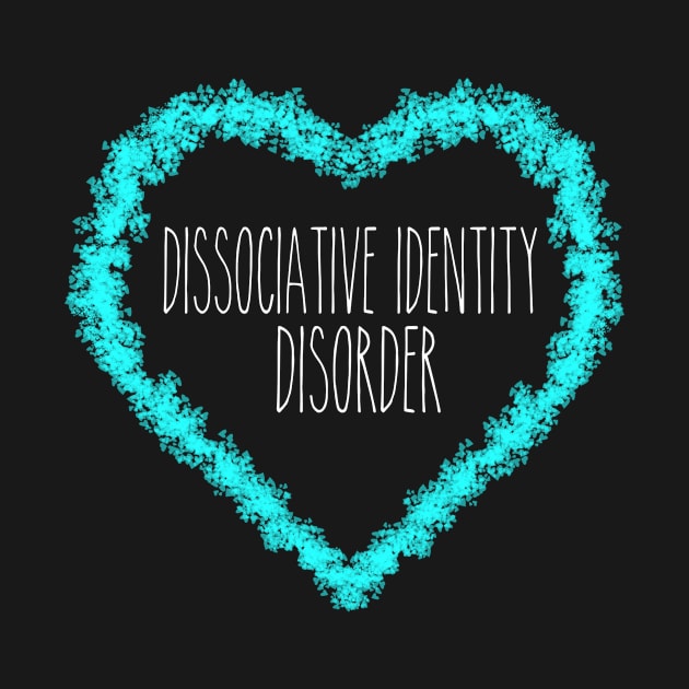 Dissociative Identity Disorder  Awareness Support In Heart by MerchAndrey