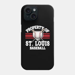 Proud Name St. Louis Graphic Property Vintage Baseball Phone Case