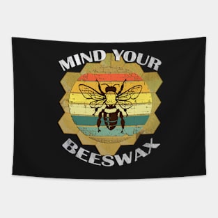 Save The Bees Environmental Sarcastic Funny Quote Tapestry