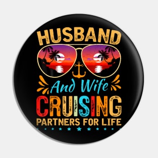 Husband Wife Cruising 2024 Cruise Vacation Couples Trip Pin