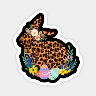 Cute Rabbit Leopard, Bunny Easter Cute, Rabbit Leopard Magnet