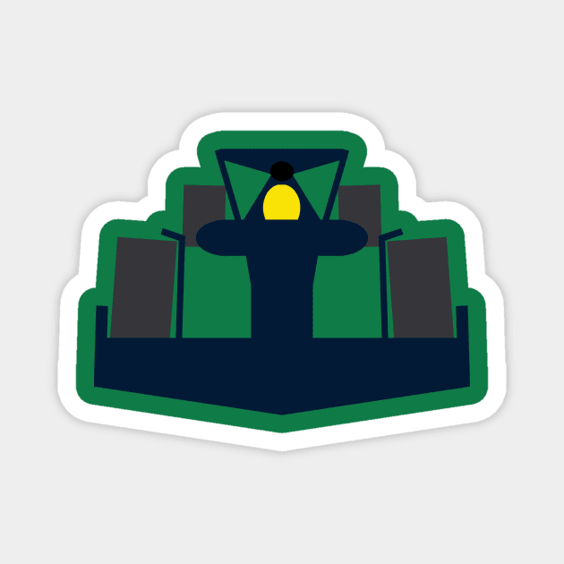 Formula racer 11 Magnet by bobdijkers