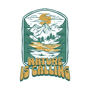 Outdoor “Nature is Calling” T-Shirt