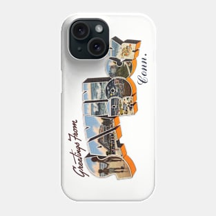 Greetings from Savin Rock Connecticut Phone Case