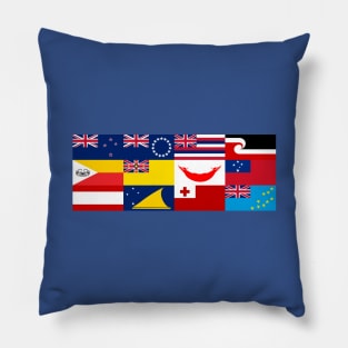 Flags of Polynesia Pillow