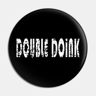 Double Doink Football Pin