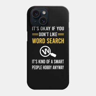 Smart People Hobby Word Search Phone Case
