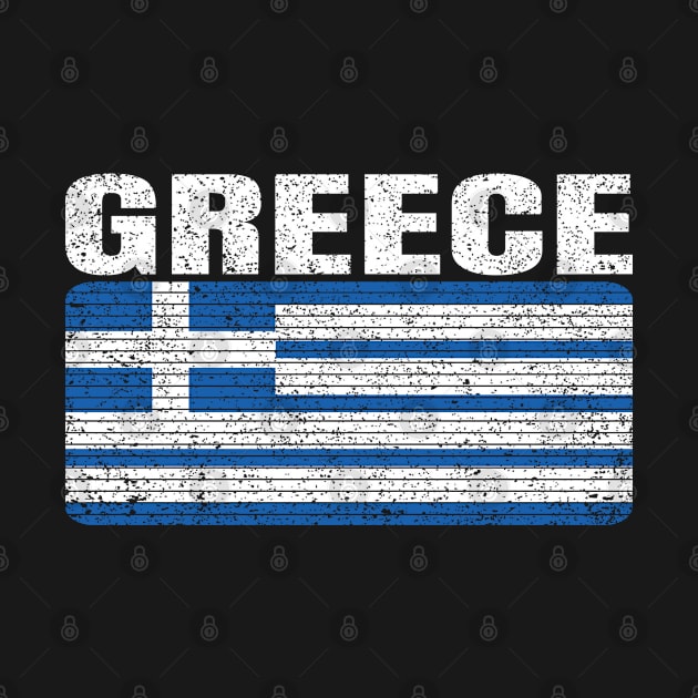 Greece Country Vintage Greek National Flag Gift by Grabitees