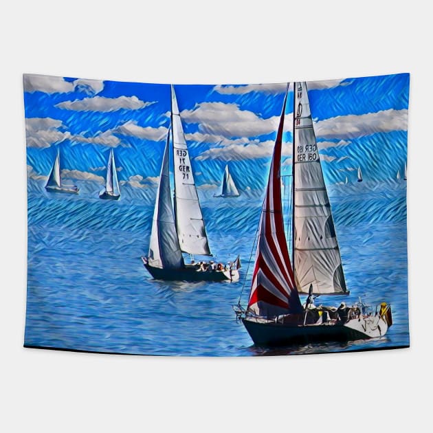 Sailing Tapestry by evokearo