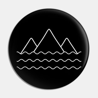 The Minimalistic Art Of Mountain And Ocean Water Waves Pin