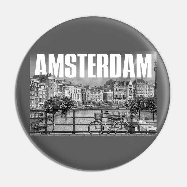 Amsterdam Cityscape Pin by PLAYDIGITAL2020