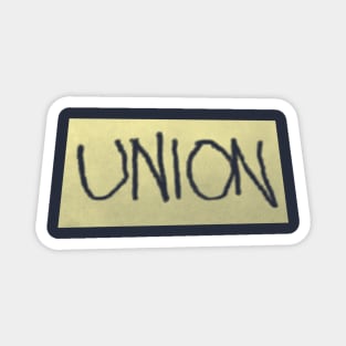 union - yellow Magnet