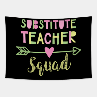 Substitute Teacher Squad Tapestry