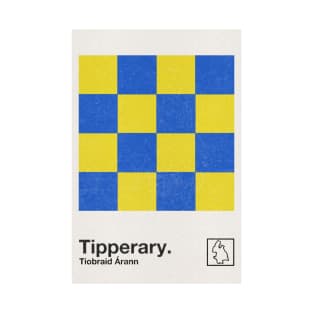 County Tipperary / Original Retro Style Minimalist Poster Design T-Shirt