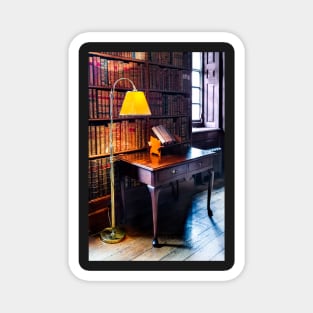 Dunham Massey -Library- table and lamp Magnet