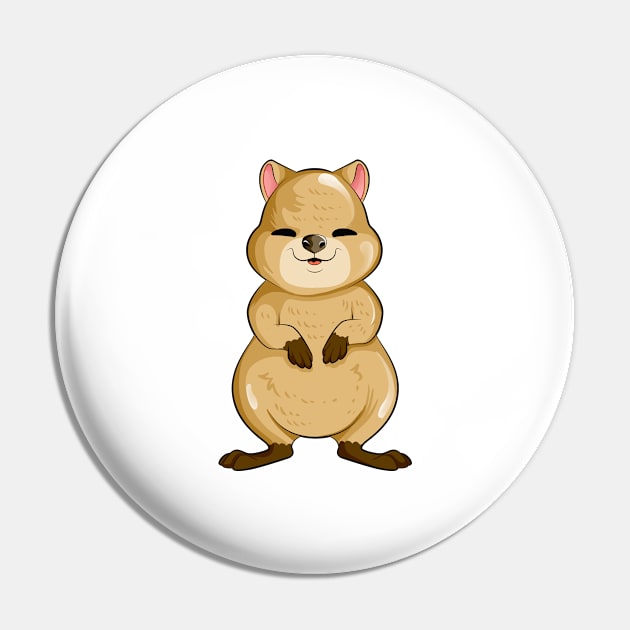 Kawaii Quokka Pin by Modern Medieval Design