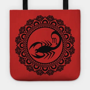 Scorpio Zodiac Mandala Tote