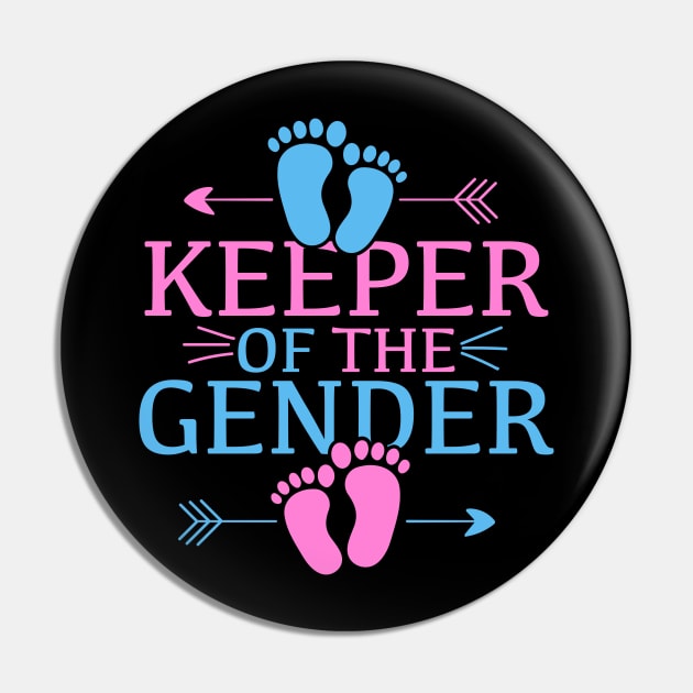 Keeper of the Gender Cute Pin by sevalyilmazardal