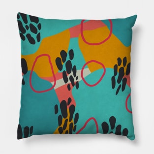 Fancy abstract doodle Pillow