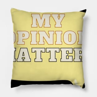 I Matter Pillow