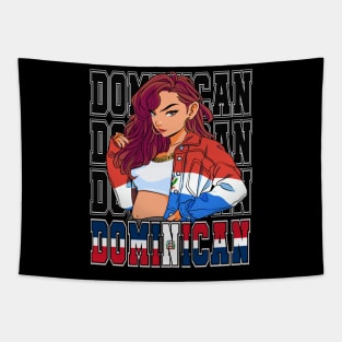 Dominican Republic Latin Girl Dominicana Tapestry