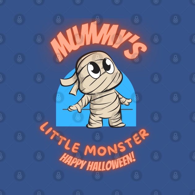 Happy Halloween Mummy's Little Monster Fritts Cartoons by Shean Fritts 