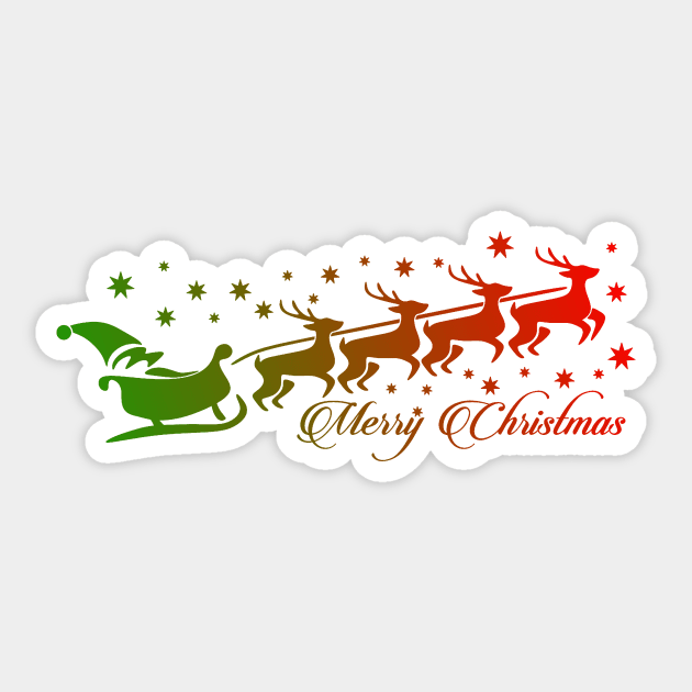 Merry Christmas - Merry Christmas - Sticker