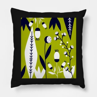 Colorful modern freshness in green Pillow