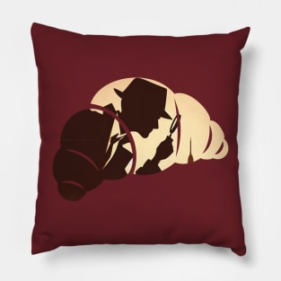 Detective Croissant Pillow