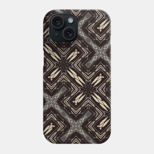 Black and White Crosses in Lines - WelshDesignsTP002 Phone Case