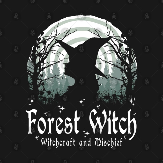 Wicca Witchcraft Forest Witch by Tshirt Samurai