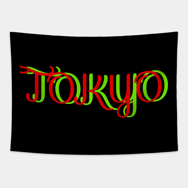 tokyo Tapestry by FromBerlinGift