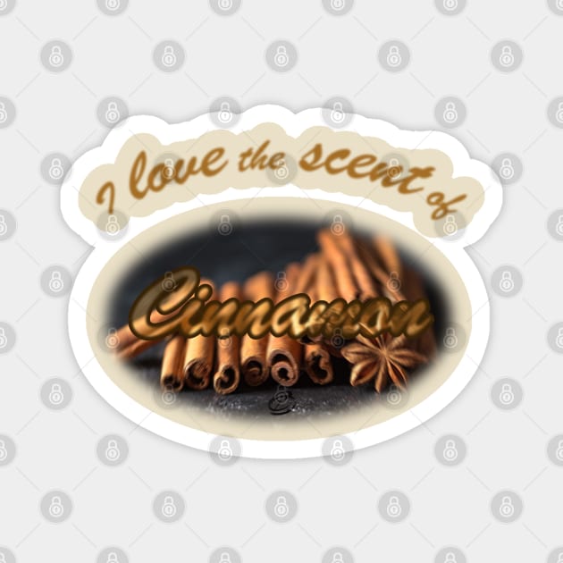 Cinnamon Lover Magnet by Cavaleyn Designs