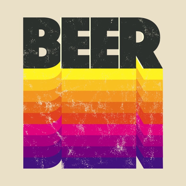 Beer Retro Style by Treaja by Treaja