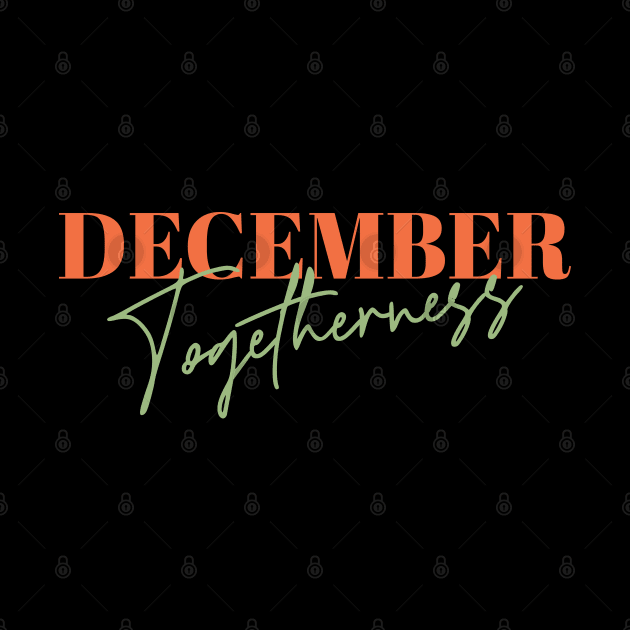 December Togetherness: A Celebration in Red and Green by FlinArt