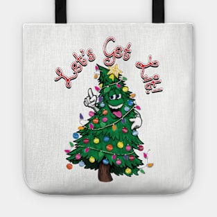 Lit Christmas Tree Tote