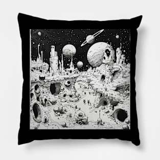 Comic Gallexy Pillow