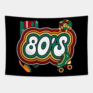 Born In The 80'S-Retro Birthday Gift Tapestry