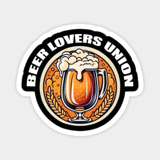 Beer lover union Magnet