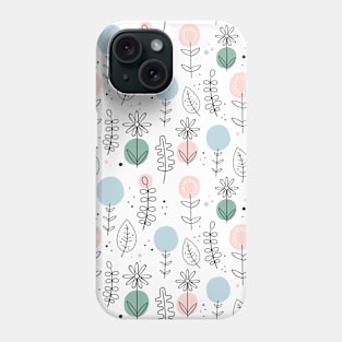 Minimalist flowers Phone Case