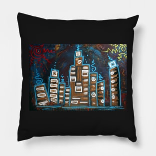 City Of Two Suns Pillow