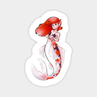 Koi Mermaid Magnet