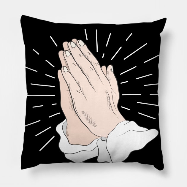 Praying For Greenwood Pillow by blakelan128